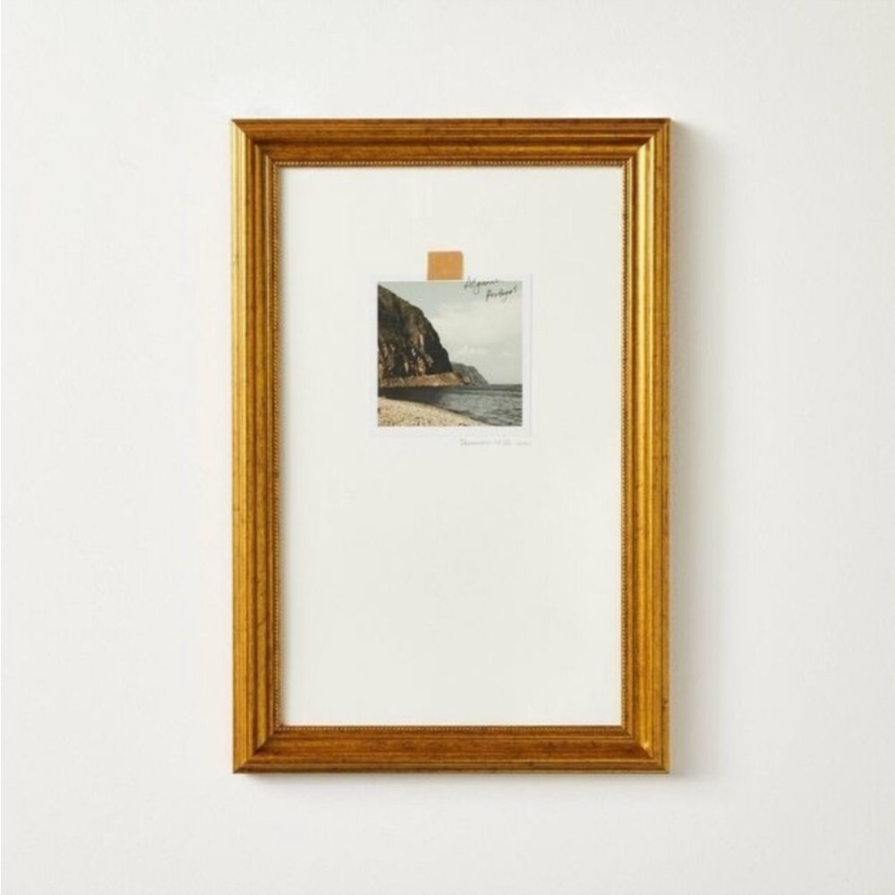 Studio McGee  12x18 Travel Photo Gold Framed Wall Art